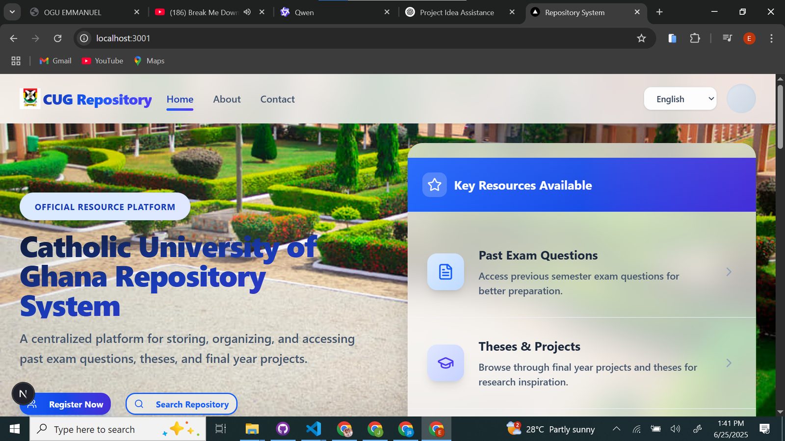 AI Research Repository screenshot